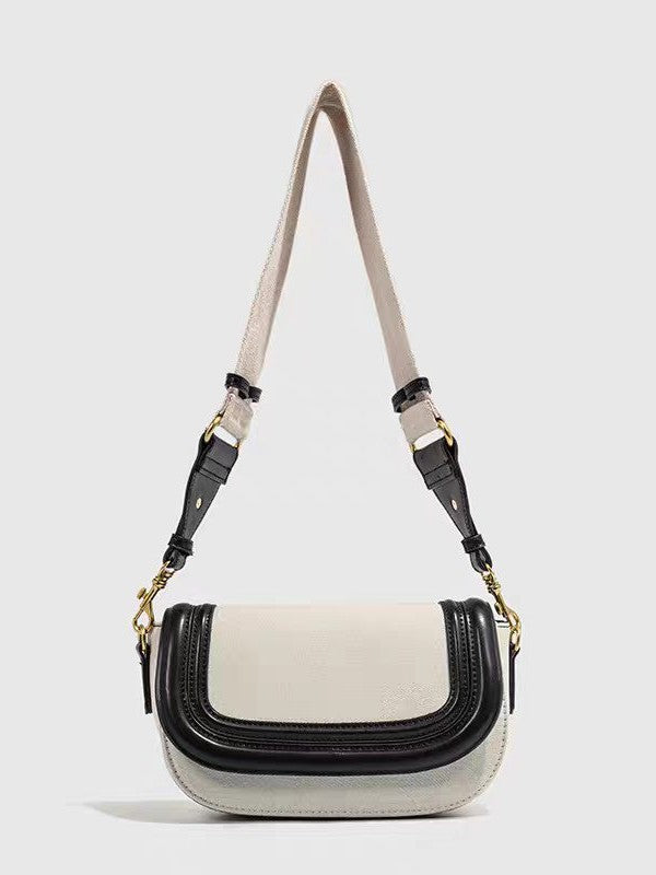 Elegant Fashion Saddle Trendy High-grade Underarm Women's Handbag