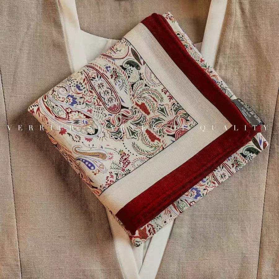 Women's Money Style Silk Wool Scarf High-grade Women's Chest Bag, Fanny Pack