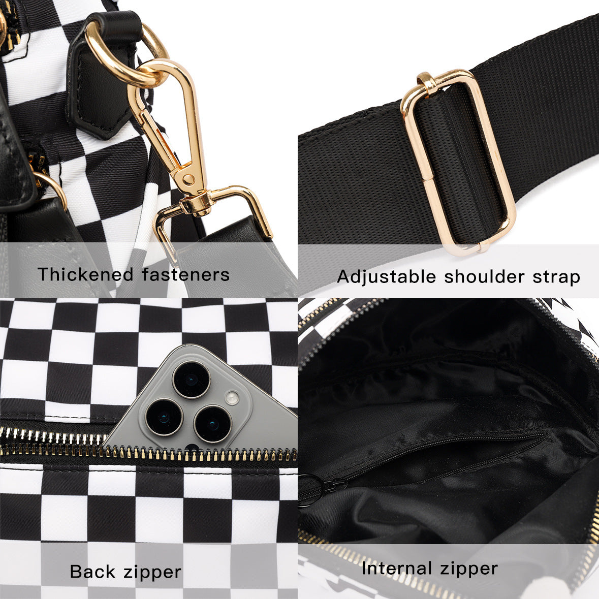 Women's Commuter Fashion Large Capacity Lightweight Shell Women's Messenger Bag