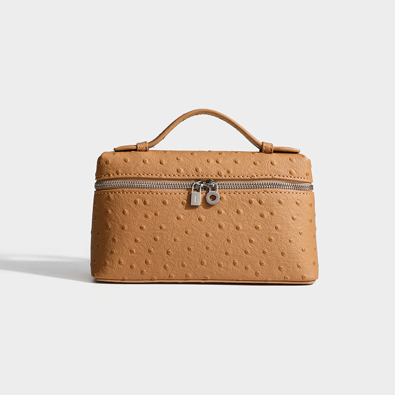 Genuine Leather Kelly Box Light Luxury Advanced Women's Shoulder Bag