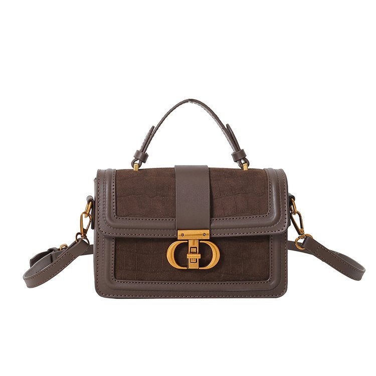 Advanced Texture Design Western Style Light Small Square Bags