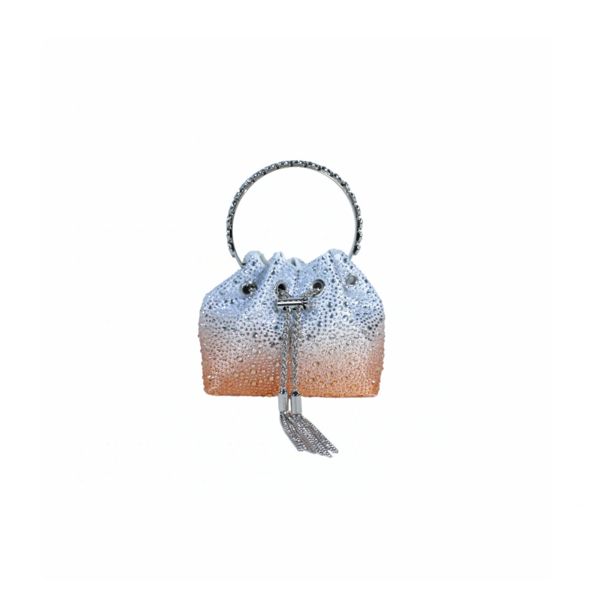Shiny Advanced Rhinestone Sequins Chain Portable Bucket Bags