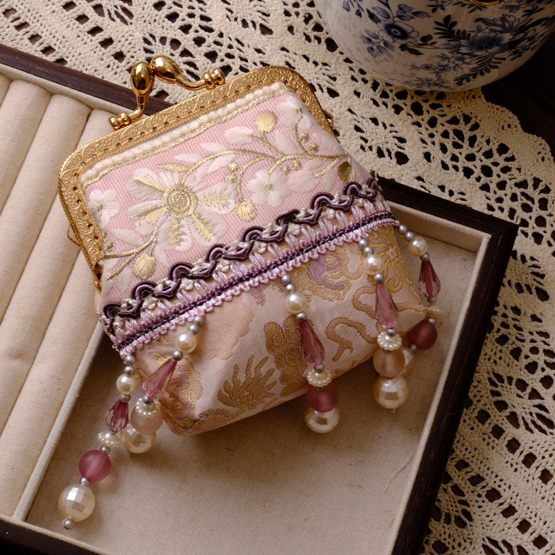 Finished Chinese Style Retro Handmade Brocade Cotton Buckle