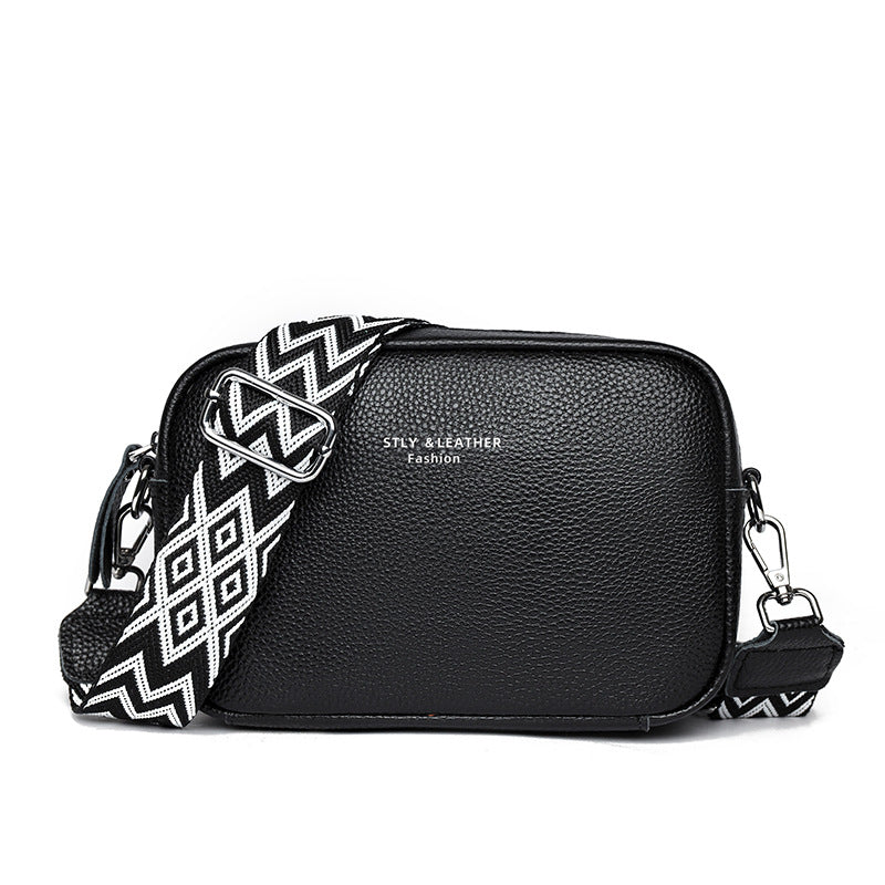 Women's Layer Cowhide Fashion Versatile Large Capacity Genuine Bags