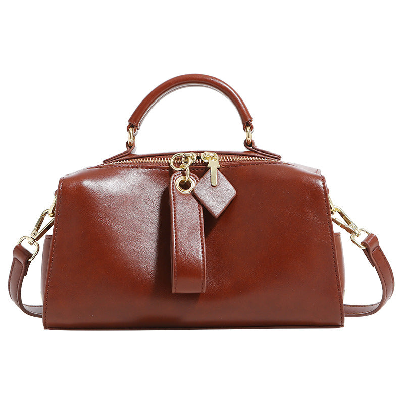 Women's Temperament Pillow Fashion Underarm Female Genuine Leather Women's Shoulder Bag