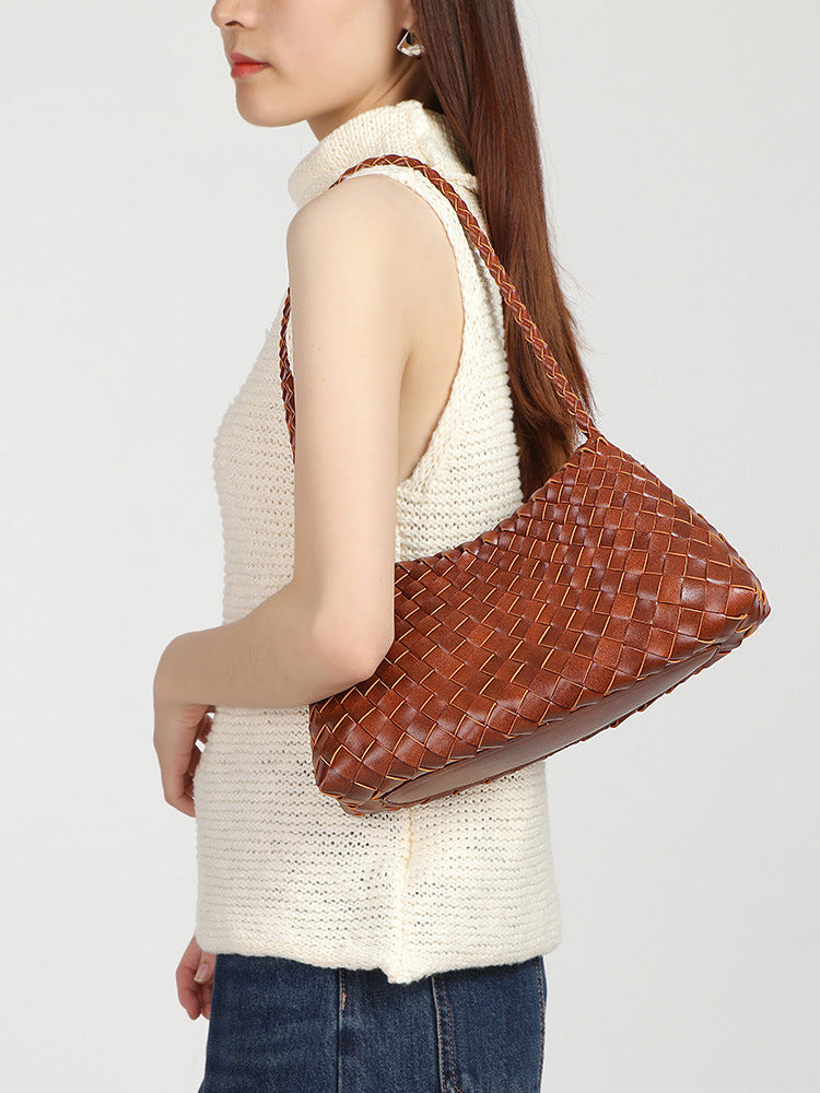 Women's Woven Retro Hand-woven Vegetable Basket Simple Bags