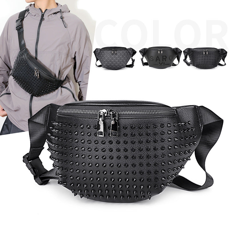 Fashion Cross Body Western Texture Rivet Bags