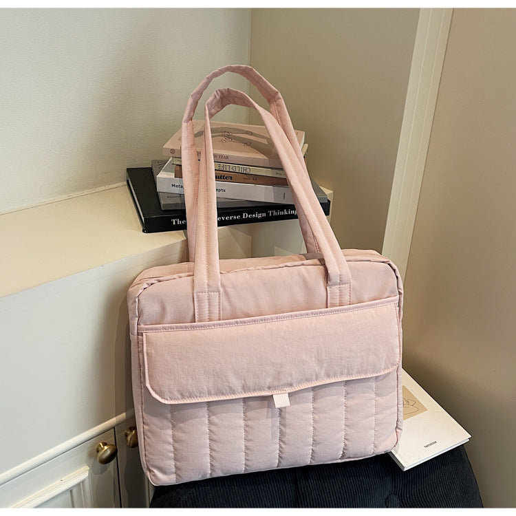 Women's Simple Office Portable Commuter Protective Women's Shoulder Bag