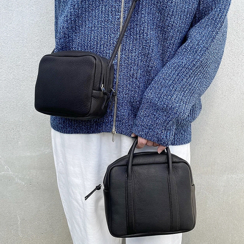 Women's Niche Long Short Leather Tofu With Women's Shoulder Bag