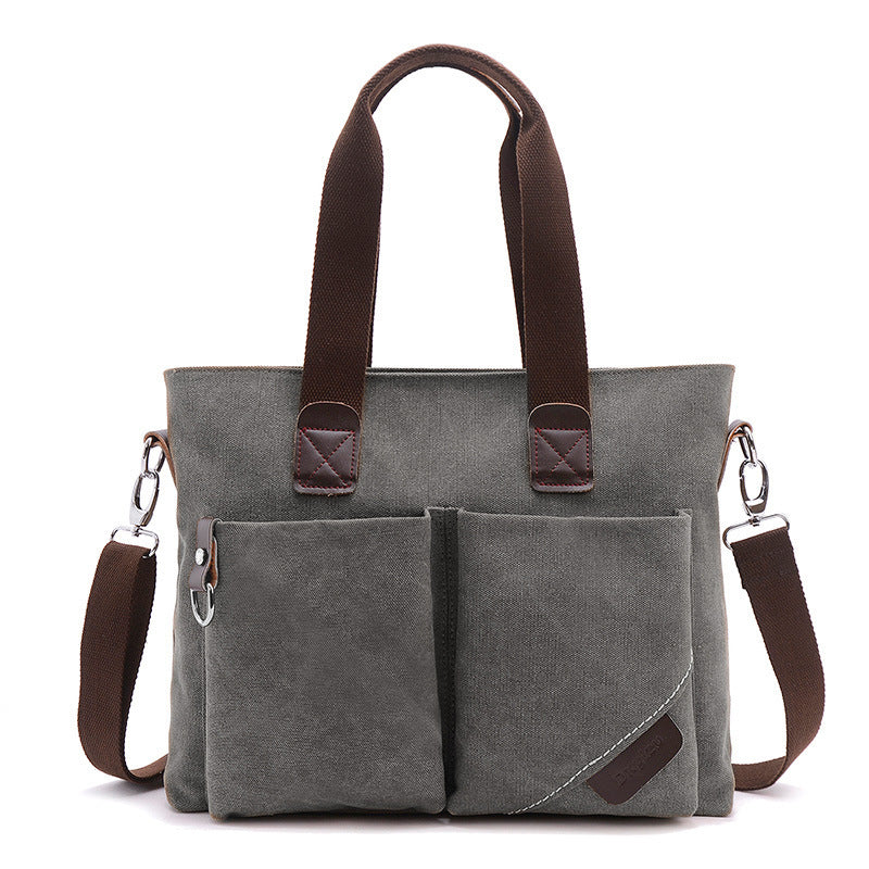 Unique Men's Canvas For Simple Business Bags