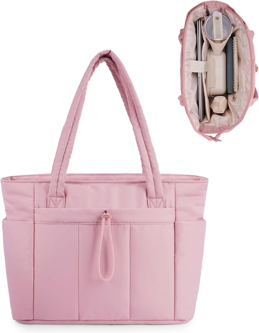 Cotton Fashion Large Capacity Fitness With Wash Tote Bag