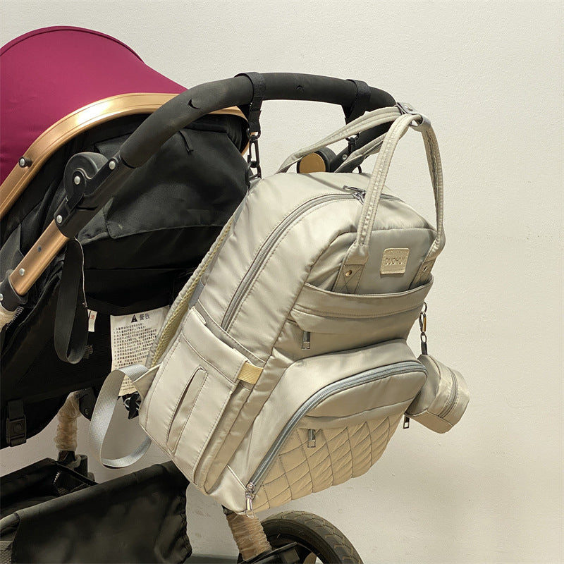 Lightweight With Urine Pad Waterproof Large Capacity Mom Mummy Bag