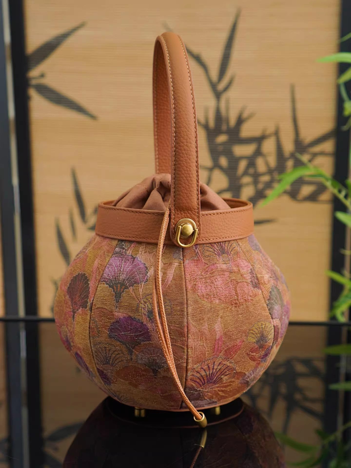 Goods Yarn Silk National Style Lantern Chinese Women's Messenger Bag