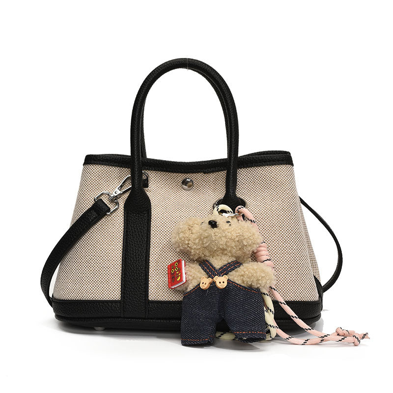 Women's Today Popular Niche Stylish Korean Temperament Contrast Color Hand Holding Women's Messenger Bag
