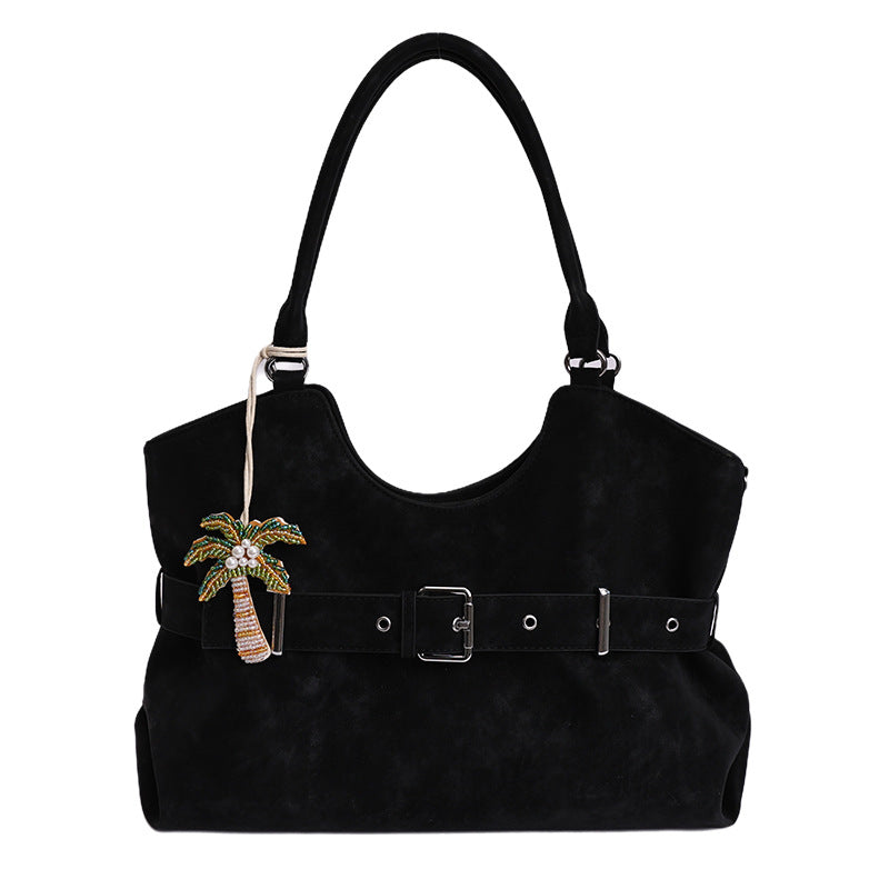 Women's Solid Color Simple Design Commuter Women's Messenger Bag
