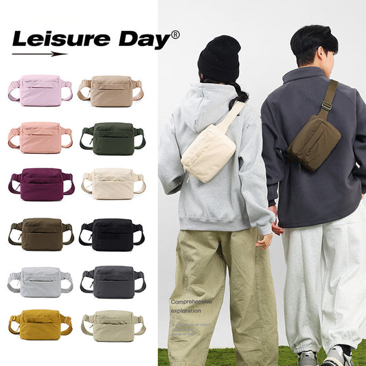Women's & Men's Mini Waterproof Hiking Daily Commuter Portable Women's Chest Bag, Fanny Pack