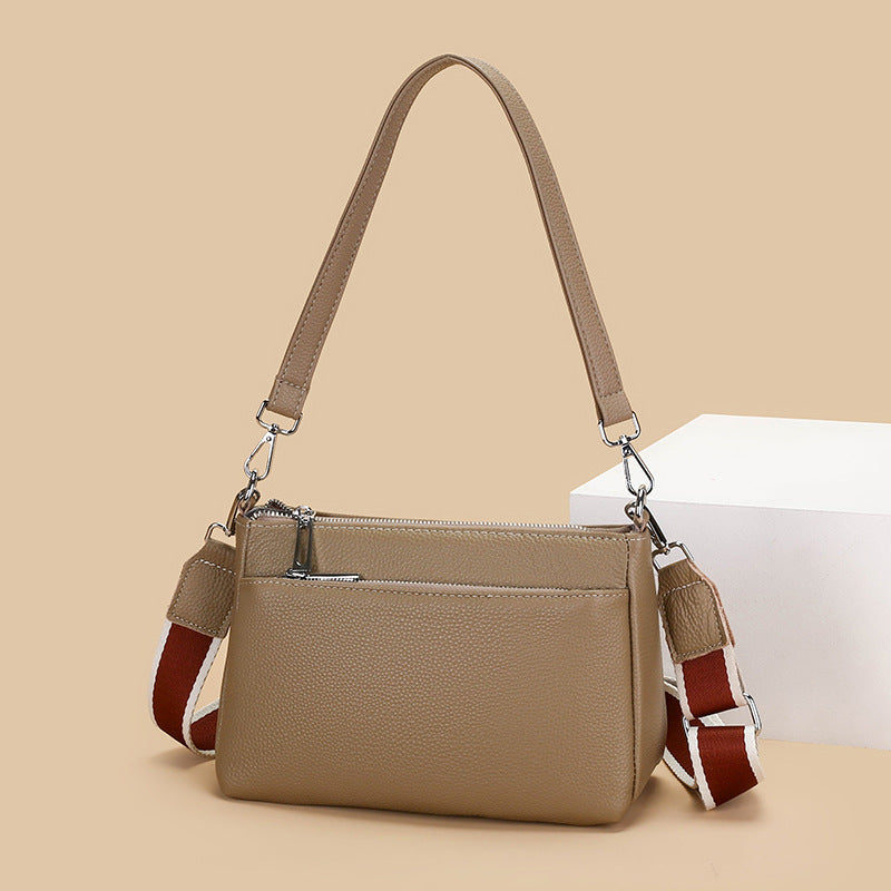 Women's Genuine Leather Korean Style Simple Fashion Women's Shoulder Bag