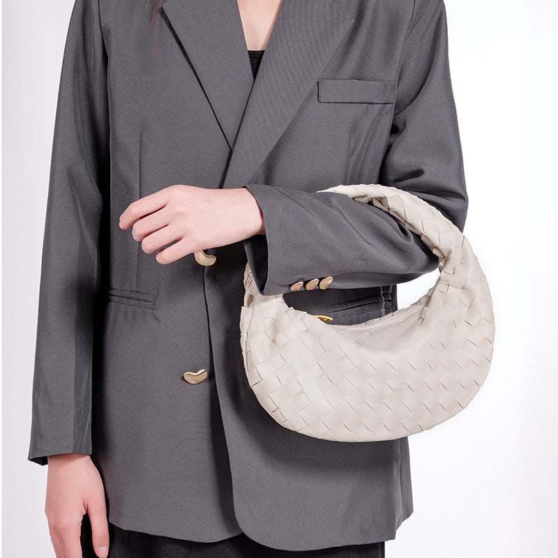 Women's Cloud Dumpling Underarm Large Capacity Croissant Knotted Women's Handbag