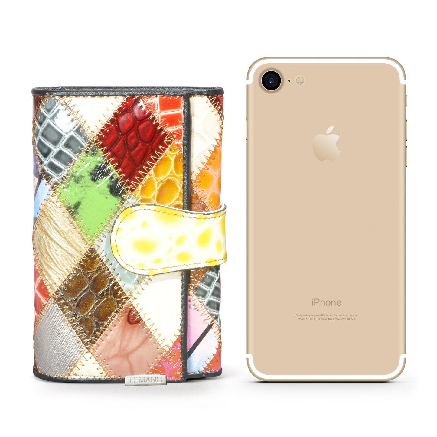 Women's First Layer Cattlehide Leather Fashion Advanced Stitching Practical Multiple Slots Ladies Wallet