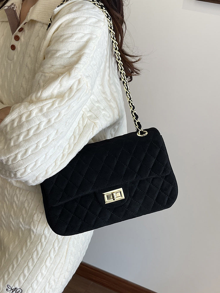 Fashion Large Capacity Chain Rhombus High Bags