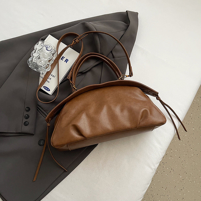 Women's Niche Underarm Retro Fashion Portable Commute Shoulder Bags