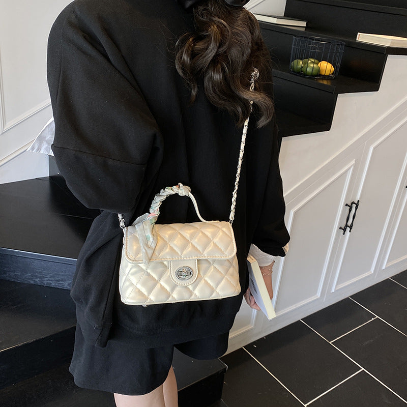 Women's Advanced Texture Summer Versatile Fashion Embroidery Small Square Bag