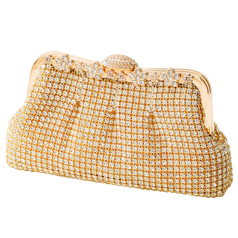Women's Diamond Clutch With Cheongsam Dress Fashion Dinner Bag
