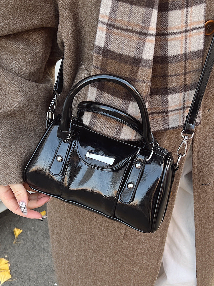 Women's Minority High-grade Oil Wax Leather Trendy Fashion Bags