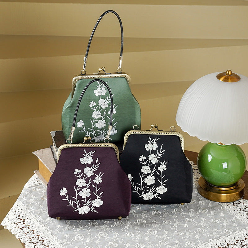 Embroidered National Style Cheongsam Han Chinese Clothing Hand Small Square Bags