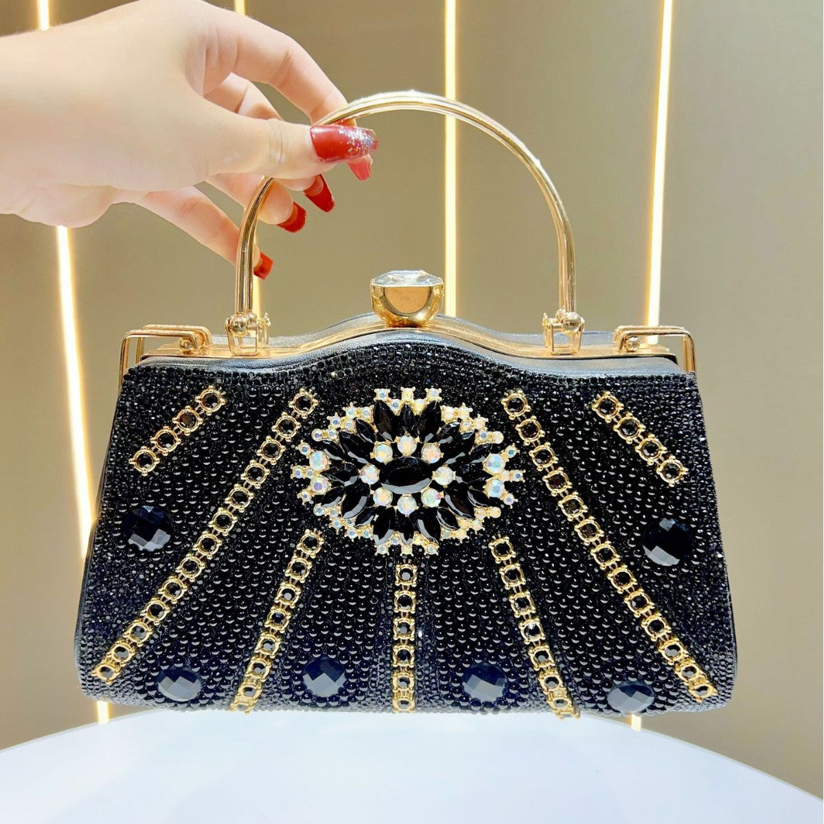 Women's Large Capacity Entry Lux Elegant Princess Dinner Bag