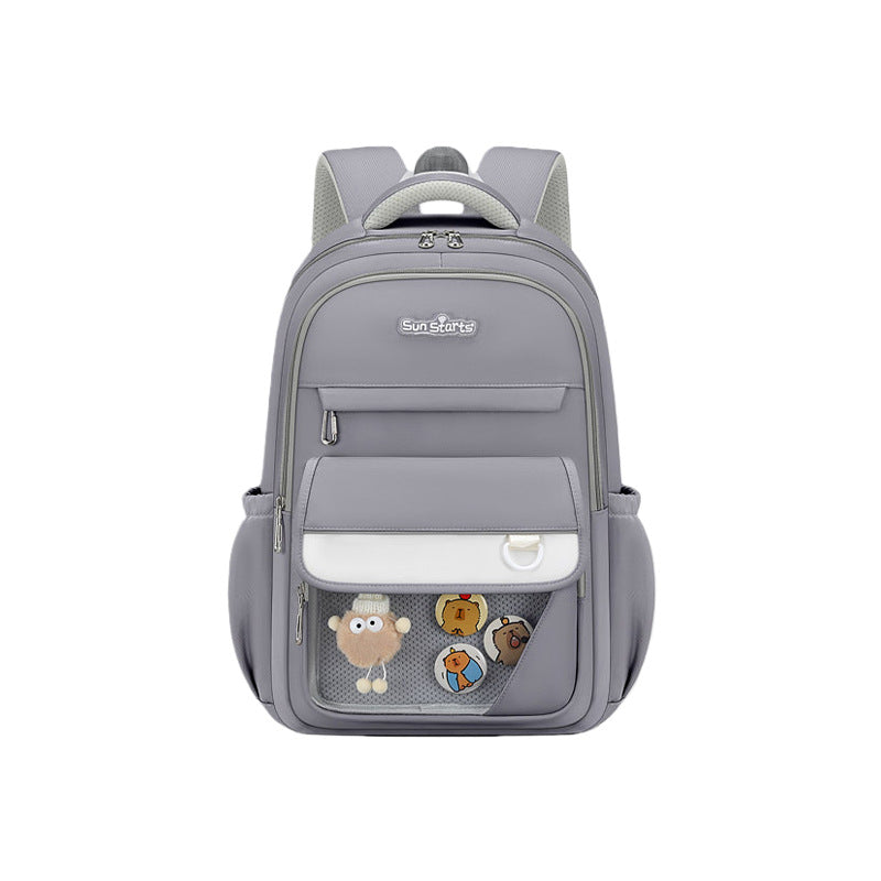 Alleviation Fashion Transparent Good-looking Cartoon Large Capacity Waterproof Backpacks