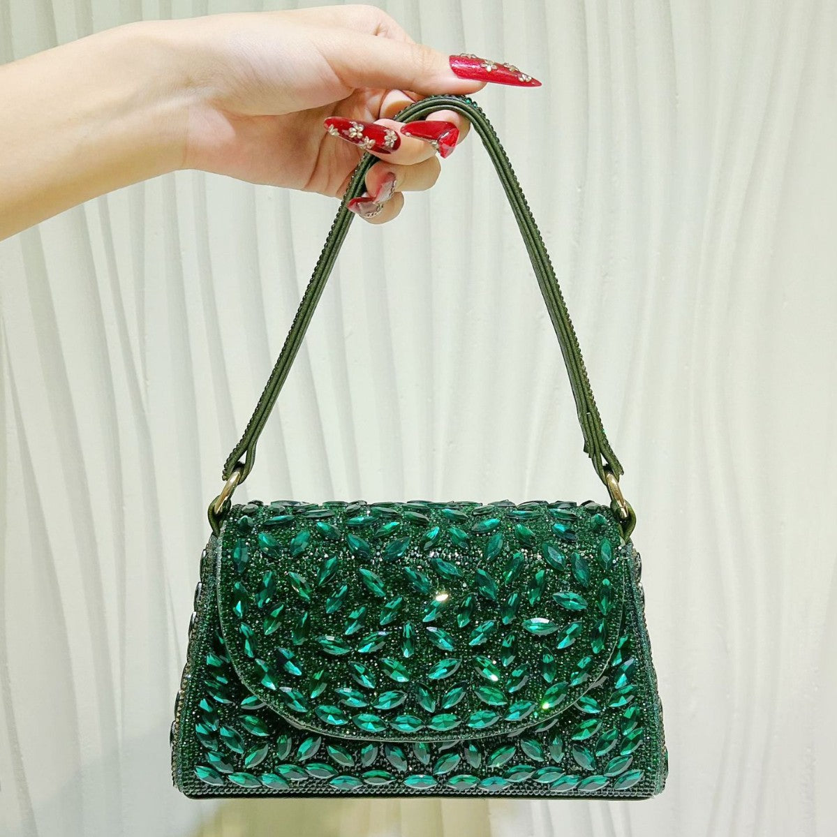 Women's Clutch Cheongsam High-grade Light Luxury Rhinestone Dinner Bag