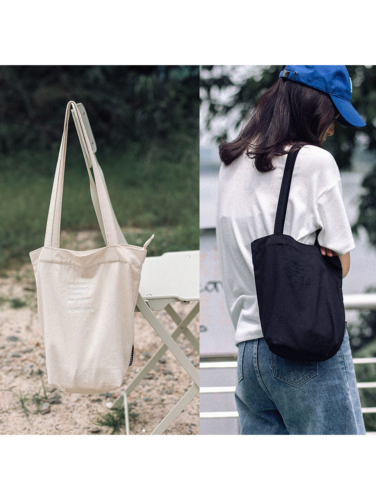 Style Simple Commuter Canvas Female Artistic Light Bags