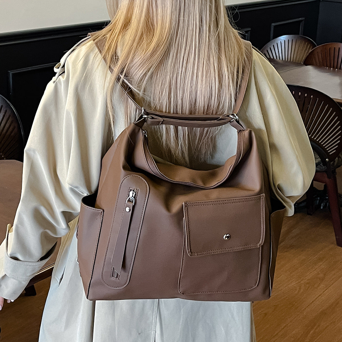 Women's Fashion Simple Business Commute For Women's Messenger Bag