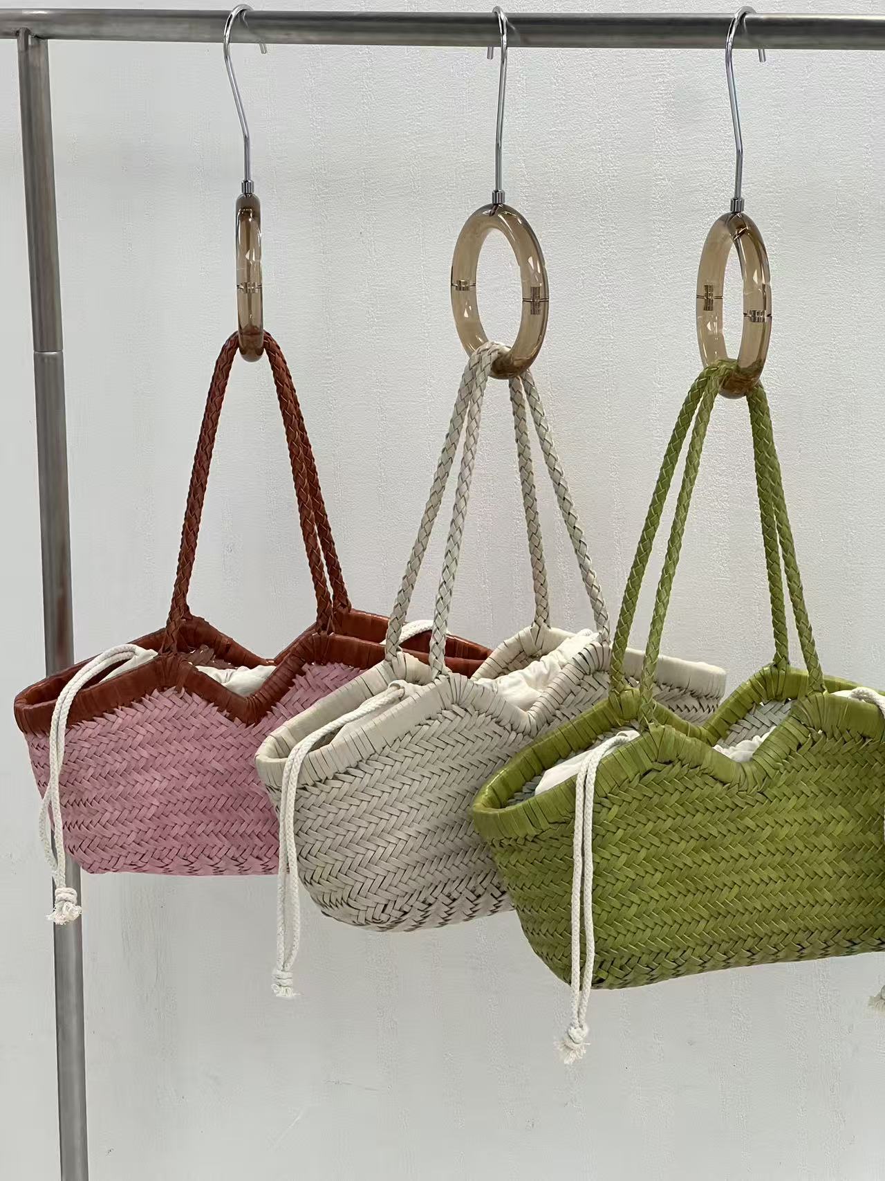 Hand-woven Large High-grade Food Basket Vacation Shoulder Bags