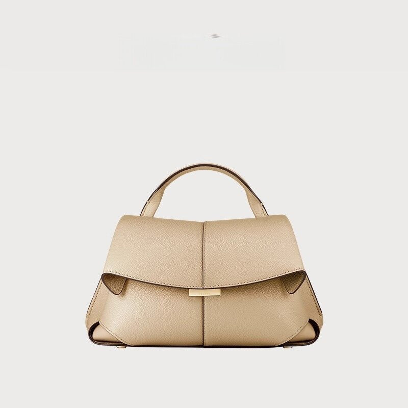 Women's Smile Niche Cattle Leather Portable Commuter Bags