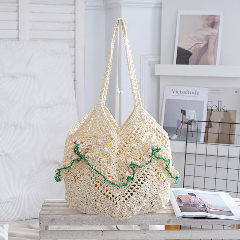 Women's Niche Woven Hand-woven Hollow Seaside Holiday Bags
