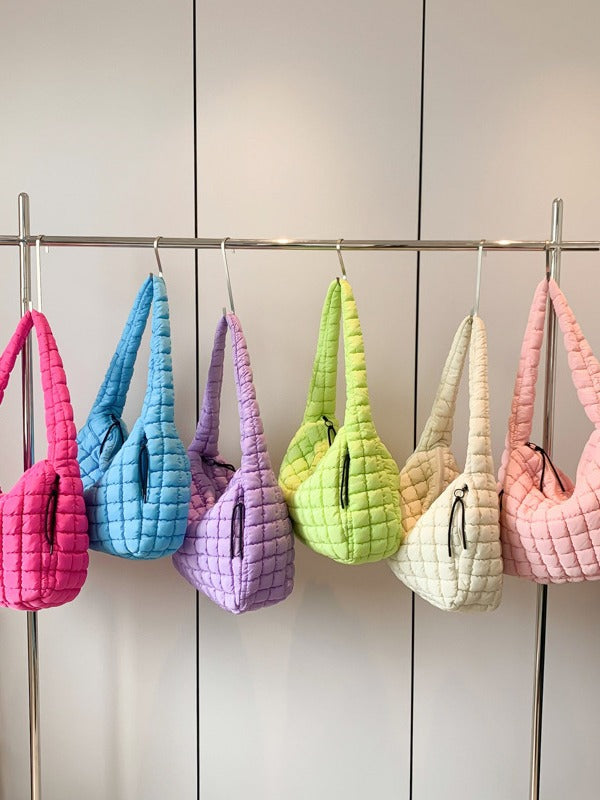 Pleated Cloud Fashion Pull Large Capacity Cotton Tote Bags