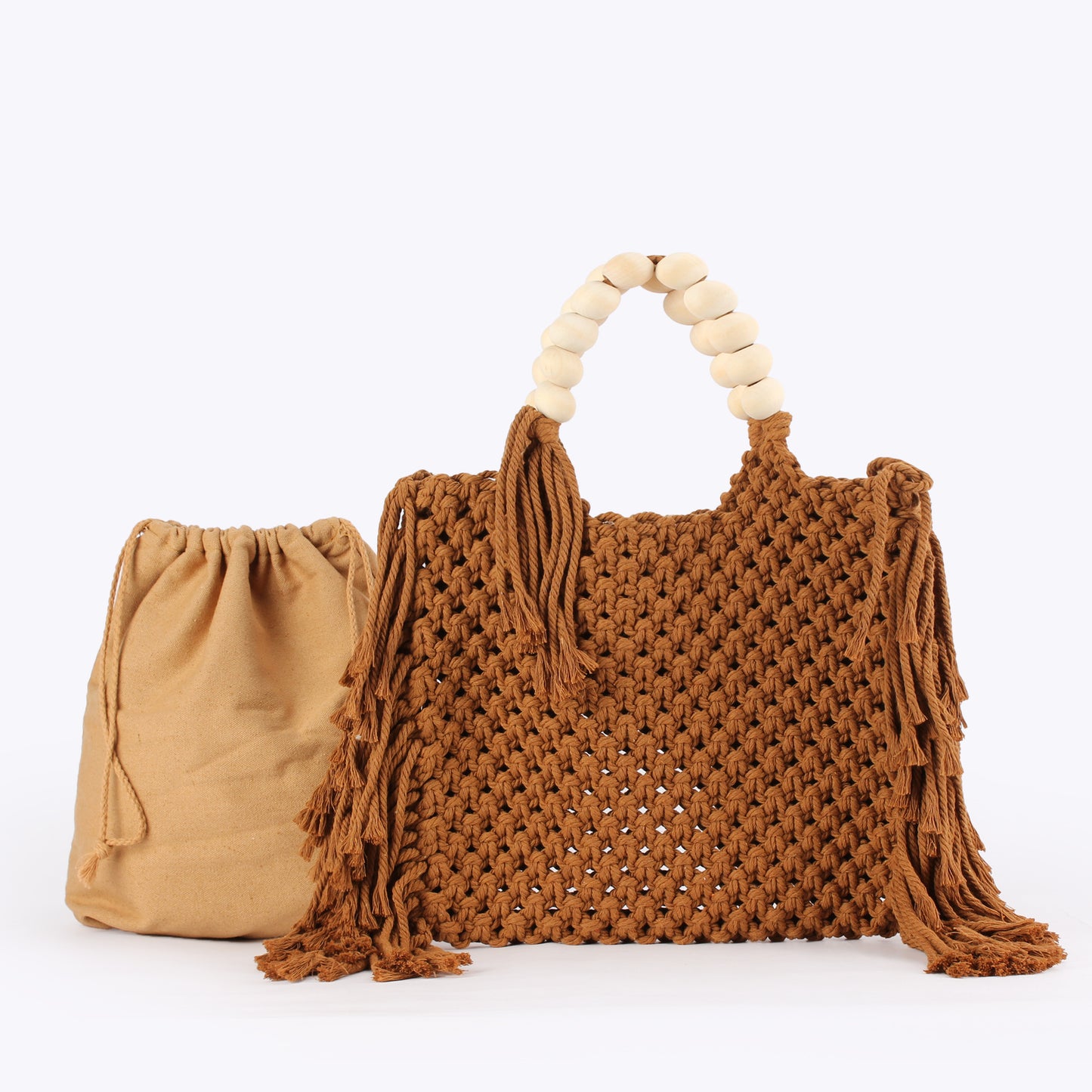 Cotton String Hand-woven Seaside Vacation Daily Women's Handbag