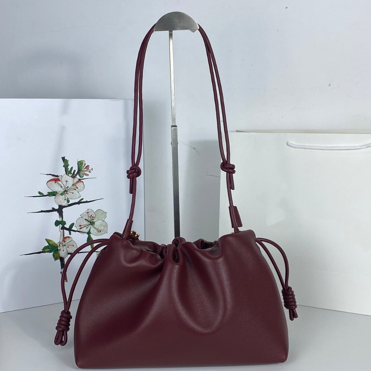 Cloud Drawstring Ruffle Lucky Large Capacity Fashion Women's Messenger Bag
