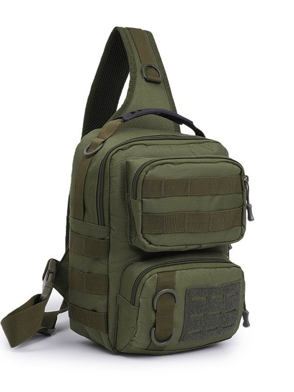 Unique Graceful Camouflage Large Waterproof Motorcycle Sports Satchel, Hanging Bag