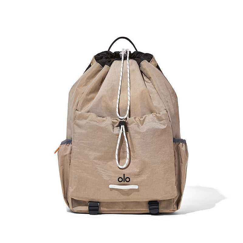 Large Capacity Waterproof Lightweight Drawstring Pull Tactical Backpack