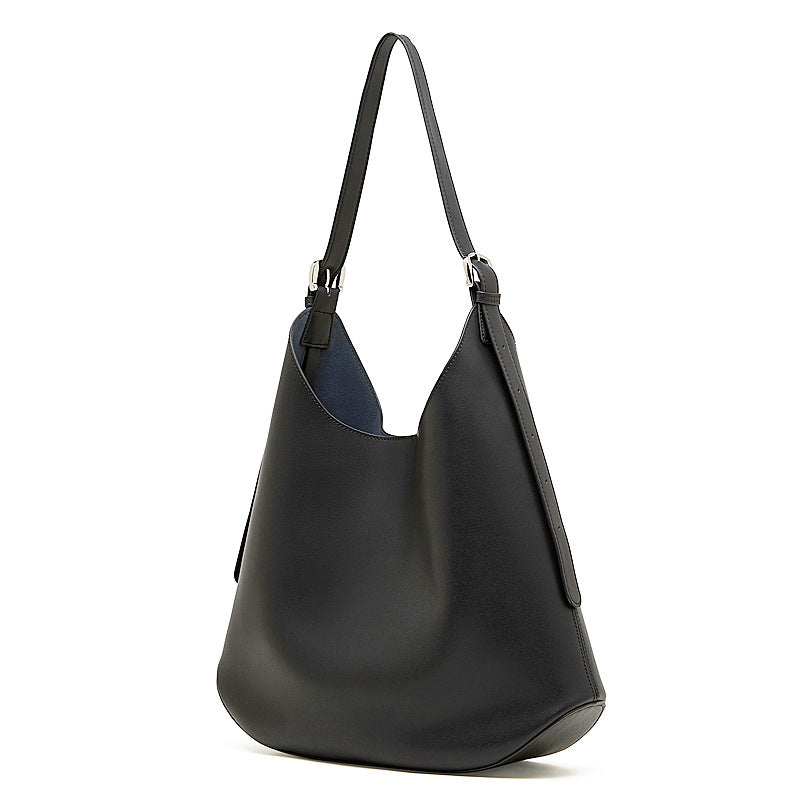Women's Winter Genuine Leather Large Capacity Loose Fashion Tote Bag