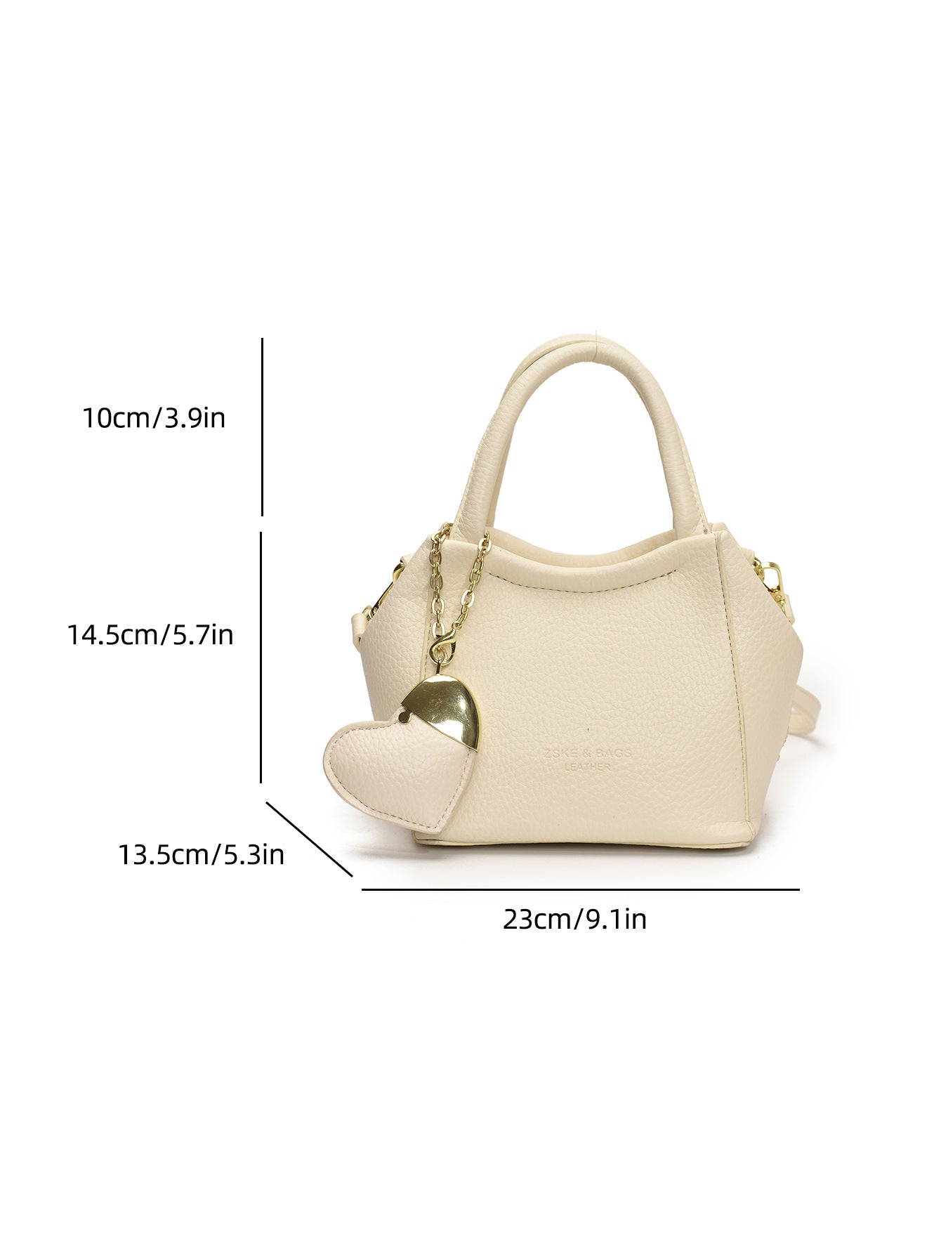 Texture Western Style Lychee Pattern Fashion Shoulder Bags
