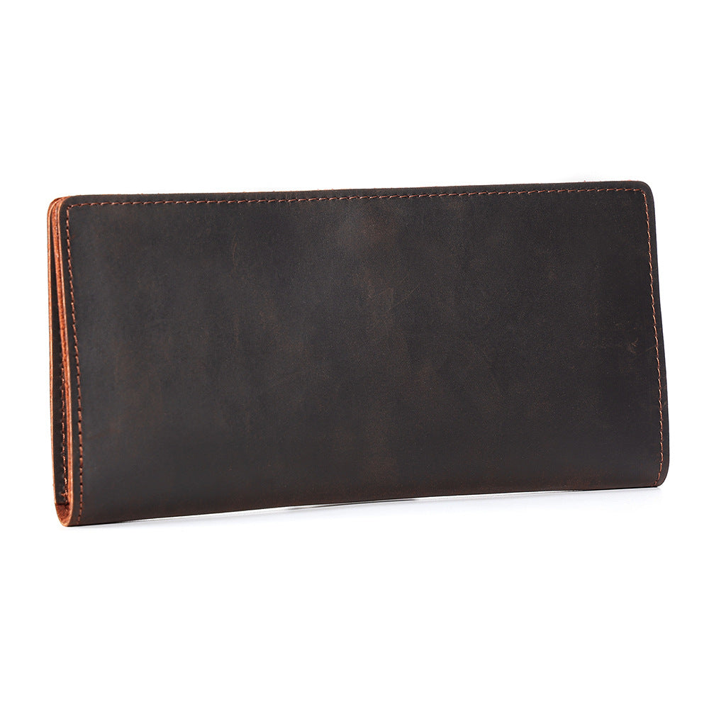 Men's Leather Multifunctional First Layer Cowhide Men's Clutch