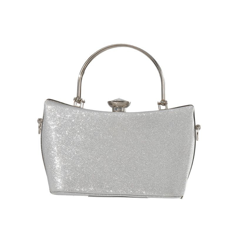 Women's Exquisite Diamond French Classic Style Fashion Dinner Bag