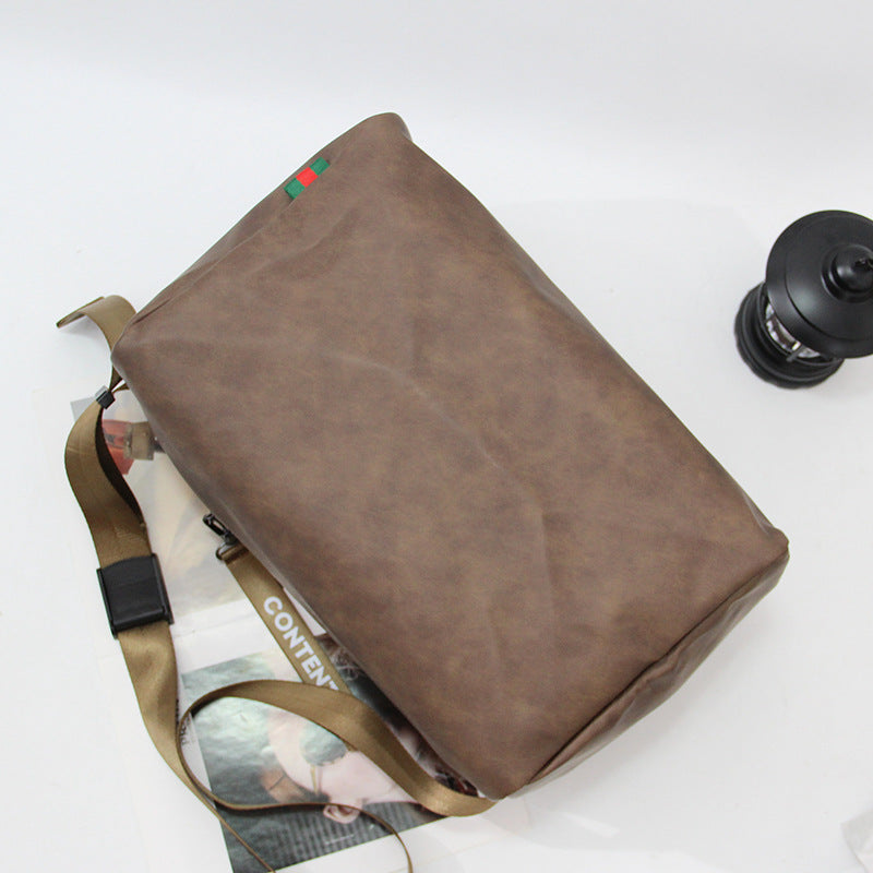 Upgraded Reinforced Waterproof Zipper Fashion Thickened Soft Shoulder Bags