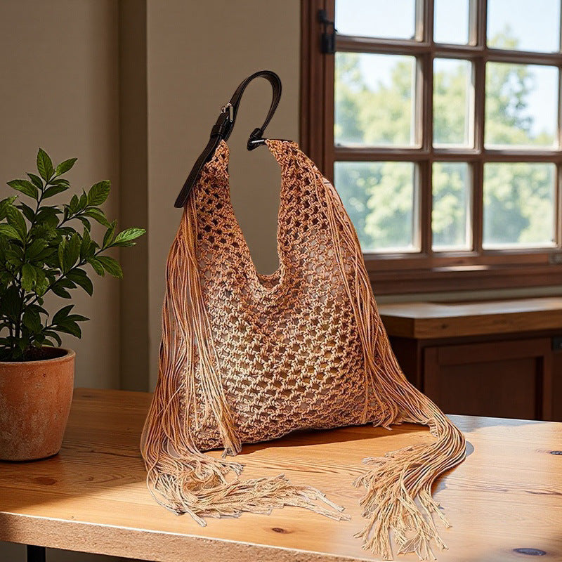 Women's Woven Straw One Combination Minority Fashion Handmade Bags