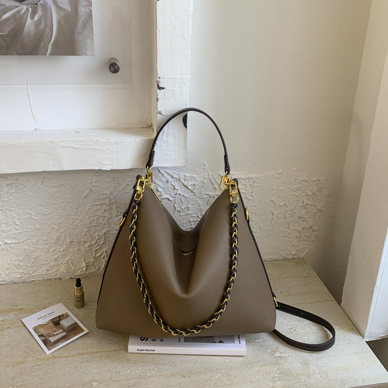 Everyday Fashionable Large Capacity Retro Affordable Luxury Leisure Commute Women's Messenger Bag