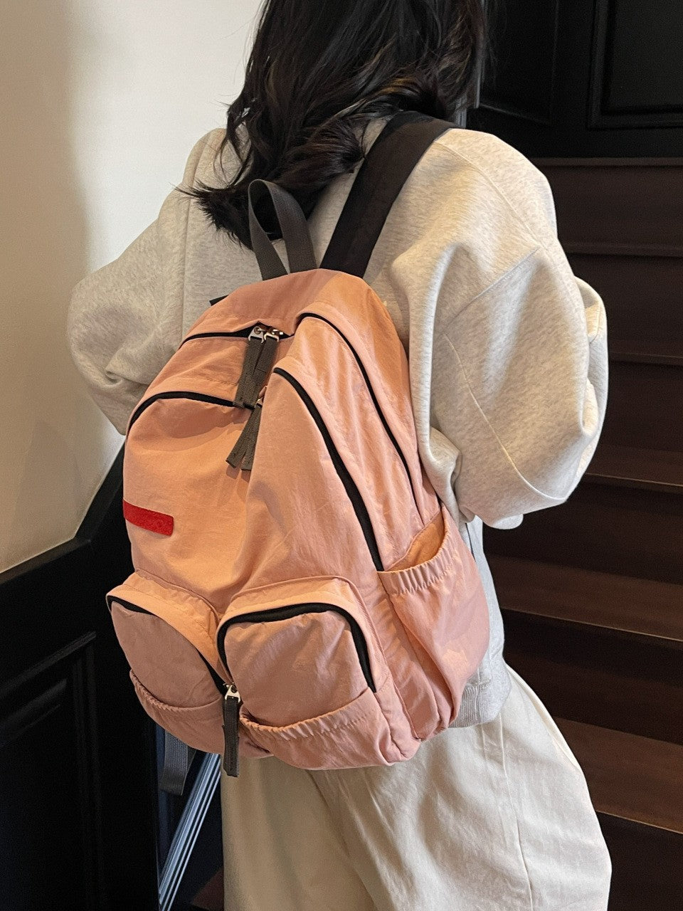 Women's College Simple Versatile Large Capacity Korean Leisure Backpack